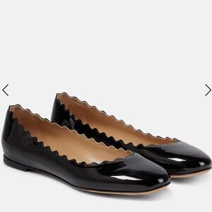 Chloe Lauren patent leather ballet flats - size 39 - new in box